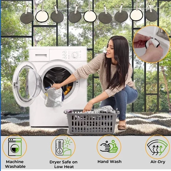 🆕20 reusable Makeup Remover Pads For Face w mesh laundry pouch 10 white &… - Picture 2 of 8